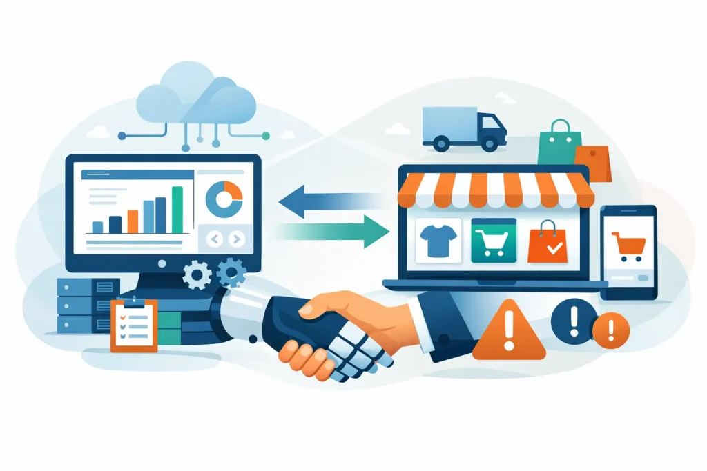 Como ligar ERP ao ecommerce sem erros manuais