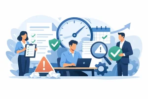 Como reduzir erros administrativos sem atrasos