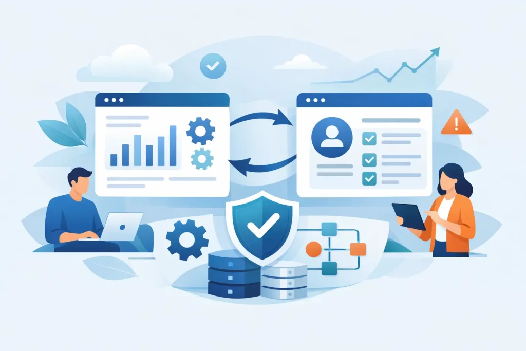Integração ERP CRM com menos erros e controlo