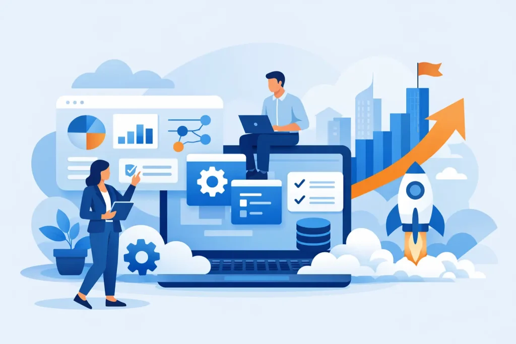 Software empresarial à medida para crescer